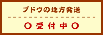 ブドウの地方発送　受付中